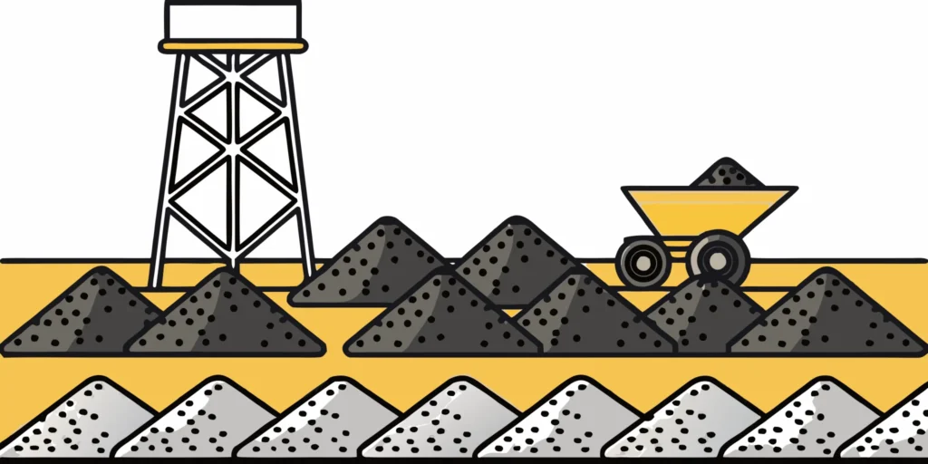 A pile of asphalt millings for sale from a supplier in the Minnesota South Metro.