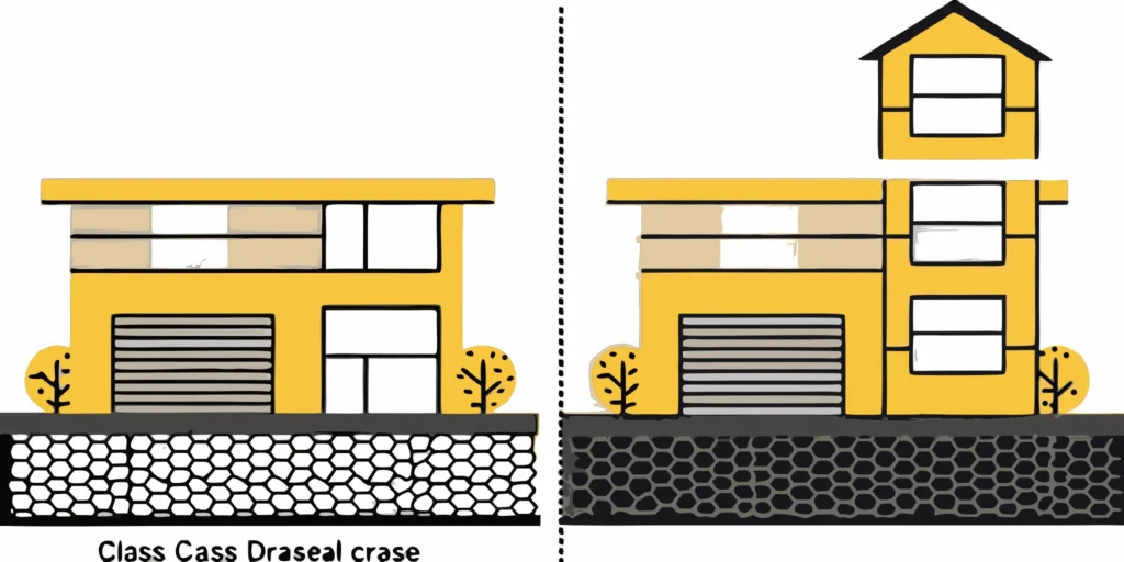 Class 5 gravel vs recycled asphalt driveway shown side-by-side.