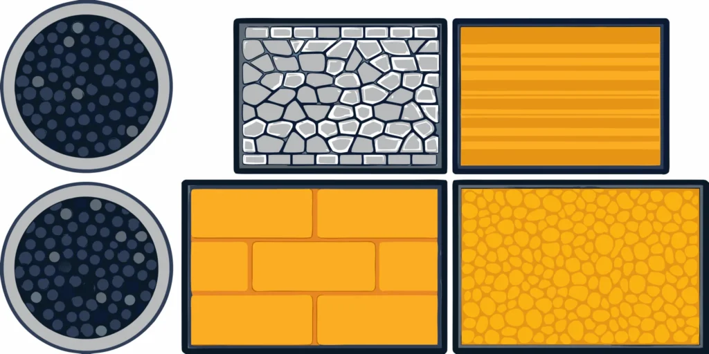 What recycled class 5 is made of: crushed concrete and reclaimed asphalt.